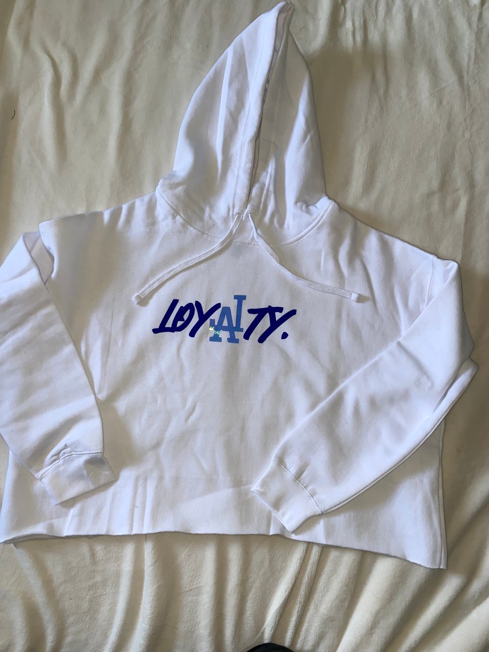 Image of Cropped loyalty holographic 