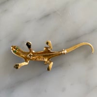 Image 5 of 14K LIZARD BROOCH