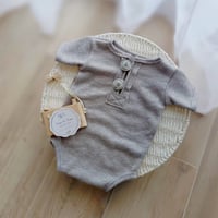 Image 1 of Boys bodysuit Patrick | grey | 12 months