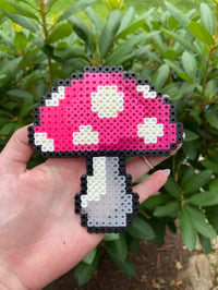 Image 1 of Perler Bead Mushroom