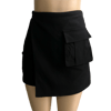 Cargo Wrap Mini Skirt