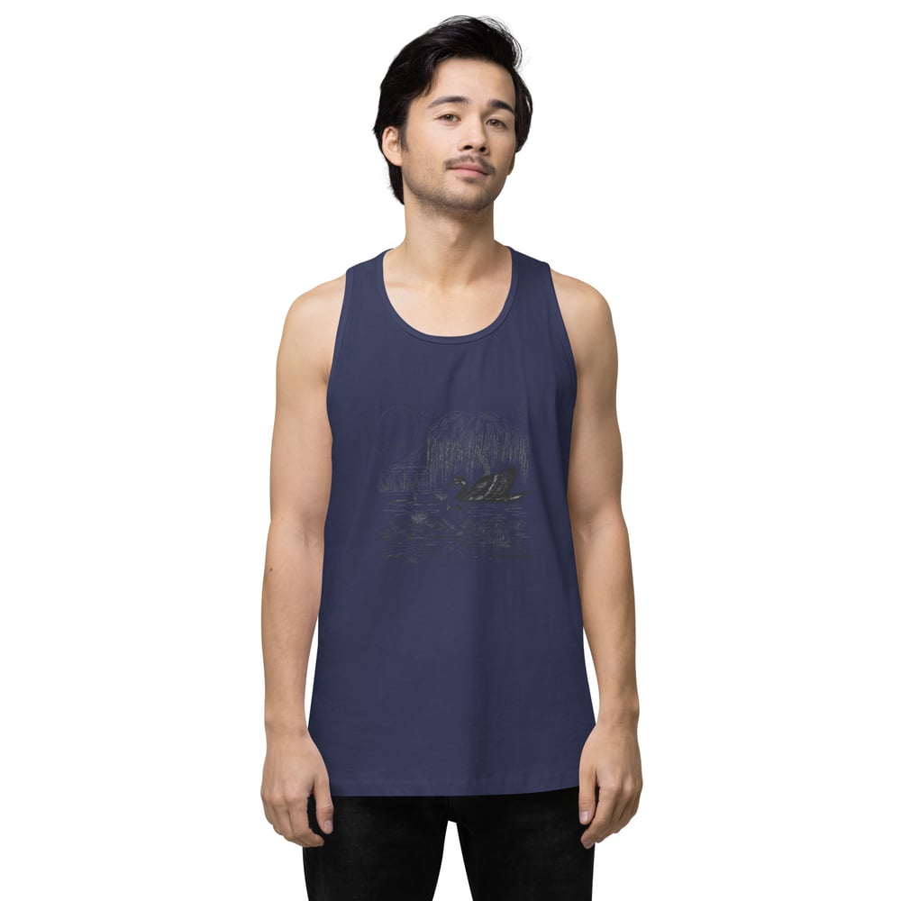 Swan Lake Men’s premium tank top