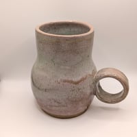 Image 2 of Seafoam and Peach Handmade Mug - 14oz