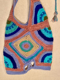 Image 5 of Racerback Crochet SeaFlower Dress
