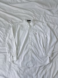 Image 1 of White polo shirt // M