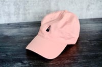 Pink wave logo Dad hat