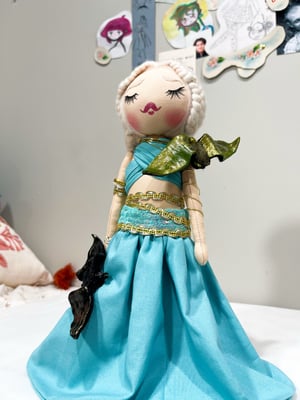 Image of Daenerys Mother of Dragons Inspired Art Doll