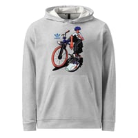 Image 1 of adidas fleece hoodie - Locally Hated Merch - Hustler