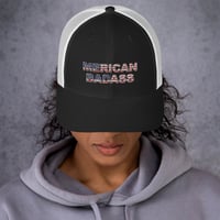 Image 4 of Merican Badass Trucker Cap