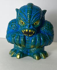 Image 1 of Martian Monster - Green With Blue Rub Out