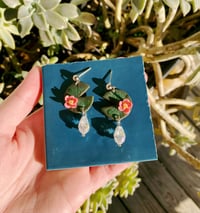 Image 1 of Lily Pad Earrings 
