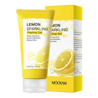 Image 1 of Lemon Face Wash Facial Cleanser Face Exfoliating Gel Moisturizing Remove Dead Skin Blackhead Exfolia