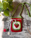 Strawberry patch pouch 