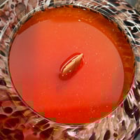 Image 4 of honeydew magnolia scented glass candle