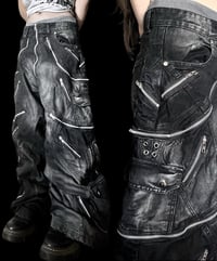 Image 3 of SS25 ‘Vazia’ Wide Leg Denim Cargos 