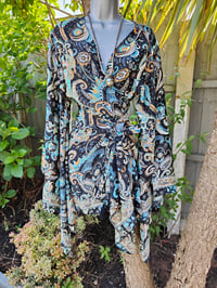 Image 6 of Pefkos co ord sarong set Jade and Gold