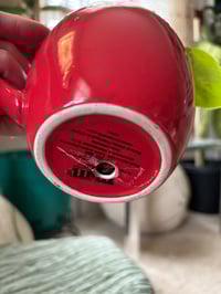 Image 4 of Neon Philodendron in Red M&M mug