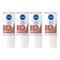 Image 1 of NIVEA Clinical Deodorant 4 PACK Vitamin C Antiperspirant Roll-On 50ml