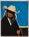 Image of Cowboy holding rope