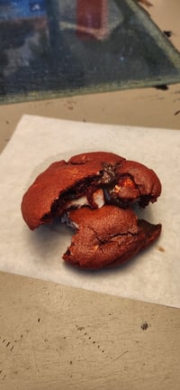 Image 1 of Red Velvet White Chip Cheesecake Stuffed Cookies