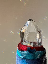 Image 1 of *new* CHUNKY RAINBOW crystal wand