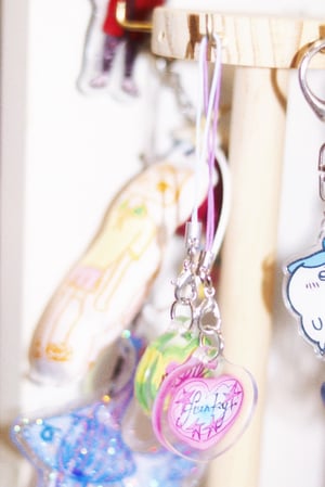 nosey/funky mini keychains