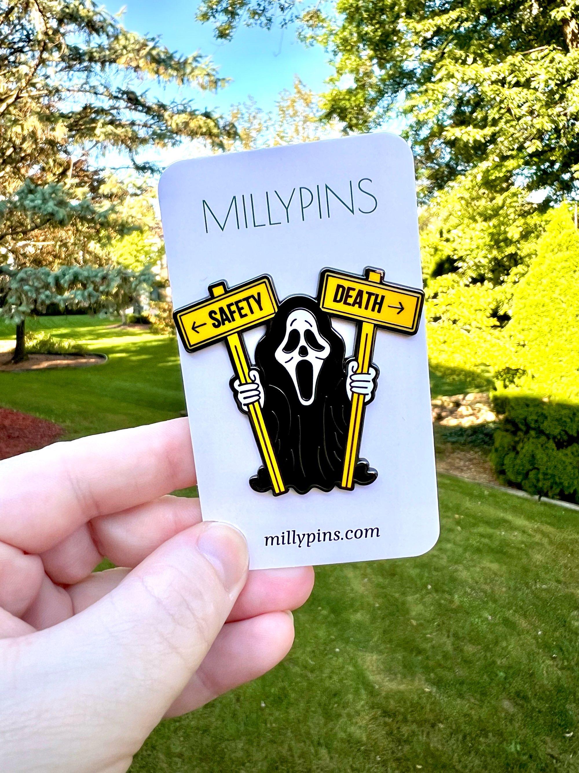 Scary Movie/Scream "Ghostface" Horror Enamel Pin | Millypins