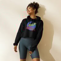 Image 1 of MASA (Funny NASA) Crop Hoodie