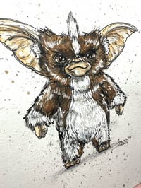 Image 3 of Stripe - Daily Halloween 5x7 plus mini Mogwai ball - Creepy Cuties And Killer Kaijus