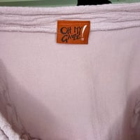 Image 5 of Oh My Gauze Pink Cotton Hooded Oversize Tunic with Pockets and Embroidered Accent - Size XL