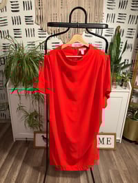 Image 1 of H &M orangey red dress