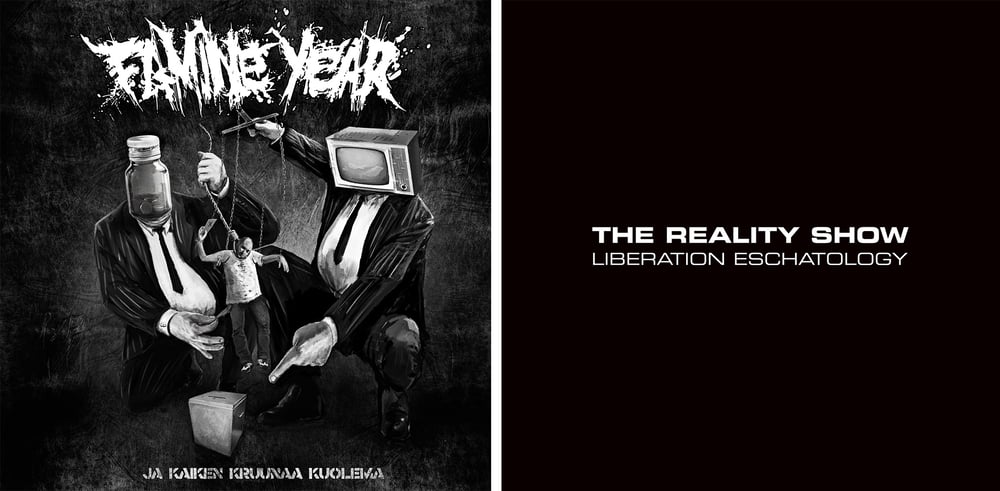 Image of FAMINE YEAR / THE REALITY SHOW LP's