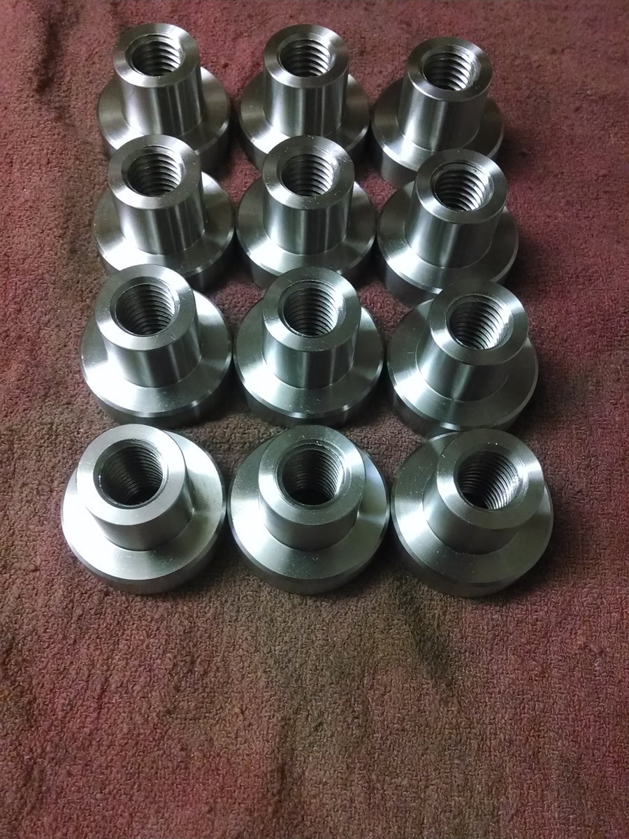 Image of 1.25 dia. 304 stainless steel riser less handlebar bungs
