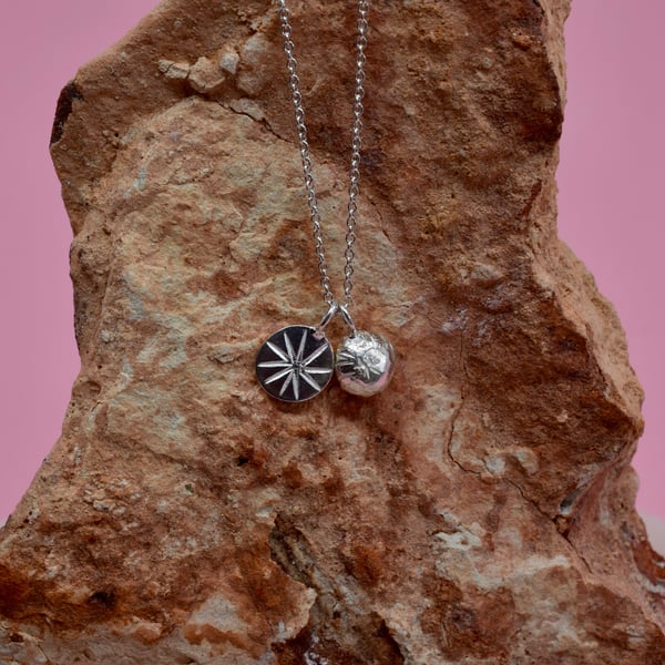 Image of Starry Night silver pendant workshop with Catherine Hambridge