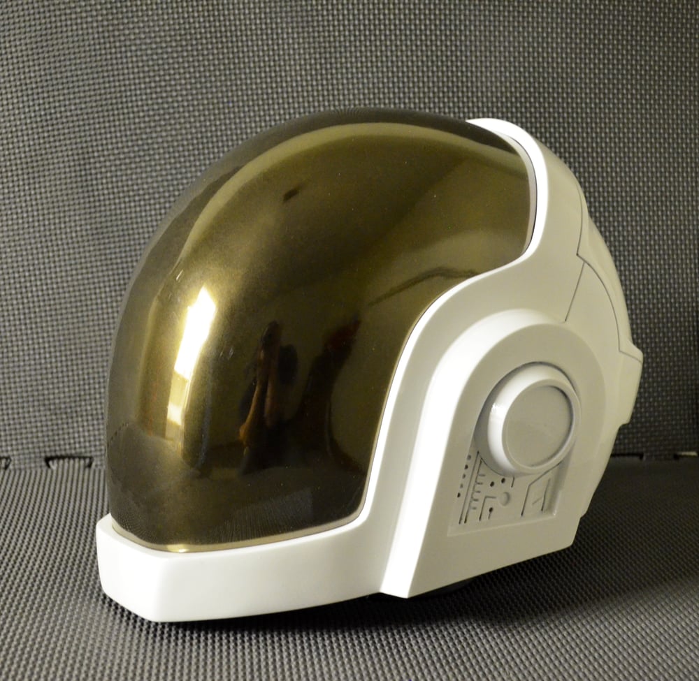 Image of Daft punk replica helmet Grammy edition.