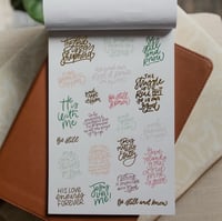 Image 2 of Bible Study & Journaling Stickers