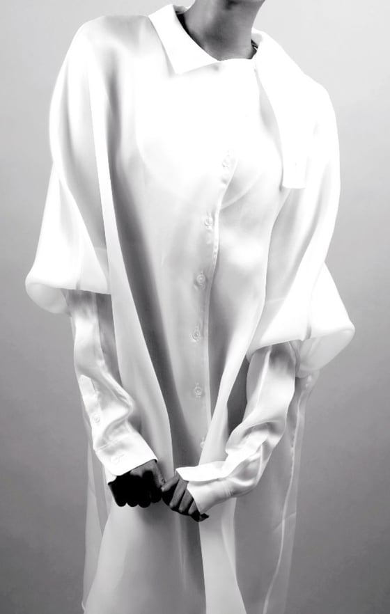 Image of Willow White Shirt Dress