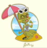 Image 3 of Creattette of the tiki lagoon prints and stickers 