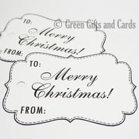 Image 2 of 50 Handmade "Merry Christmas!" Gift Tags