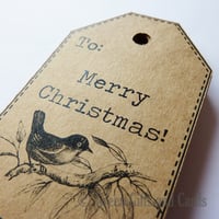 Image 3 of 50 Handmade Kraft Christmas Gift Tags