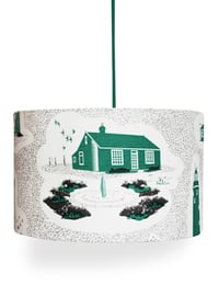 Image 1 of Dungeness Linen Lampshade - Coach Emerald