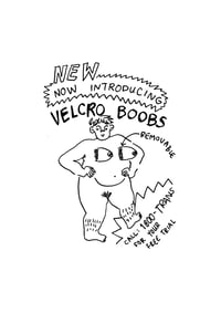 Velcro Boobs A4 Print