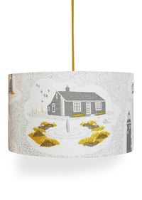 Image 1 of Dungeness Linen Lampshade - Concrete