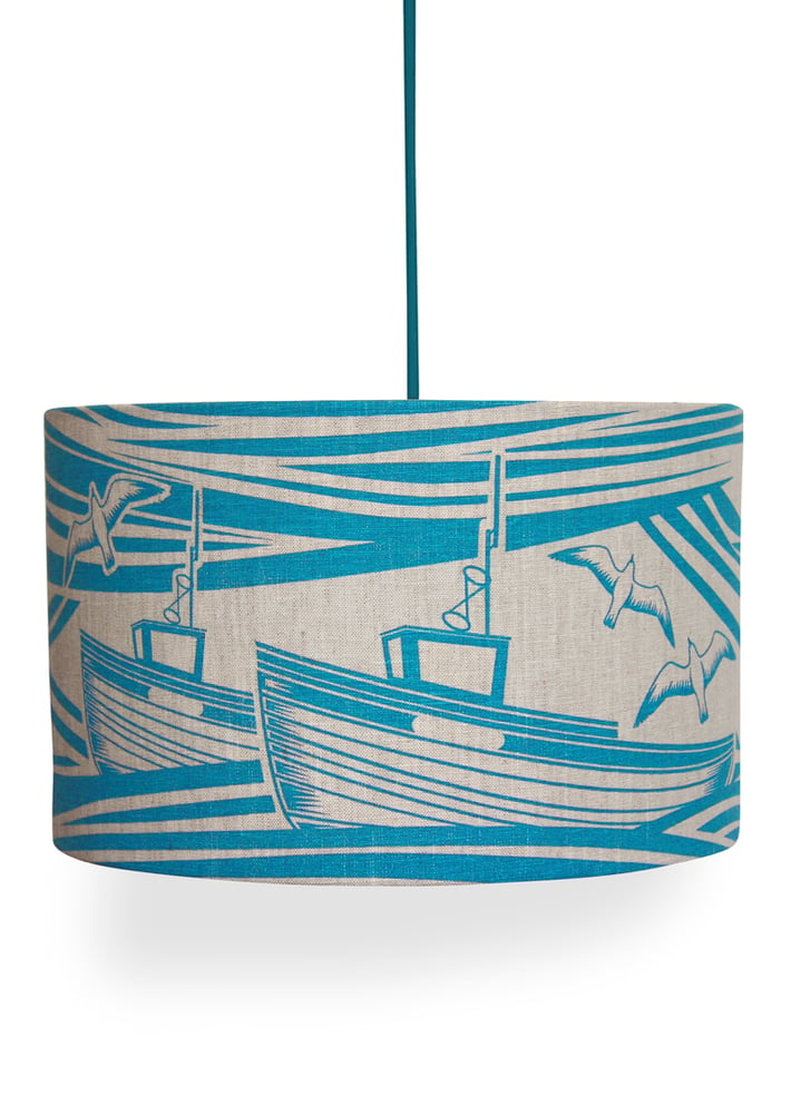 Image of Whitby Linen Lampshade - Lido