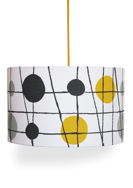 Image of Pavilion Linen Lampshade - Mustard