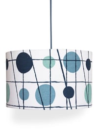 Pavilion Linen Lampshade - Chalkhill Blue