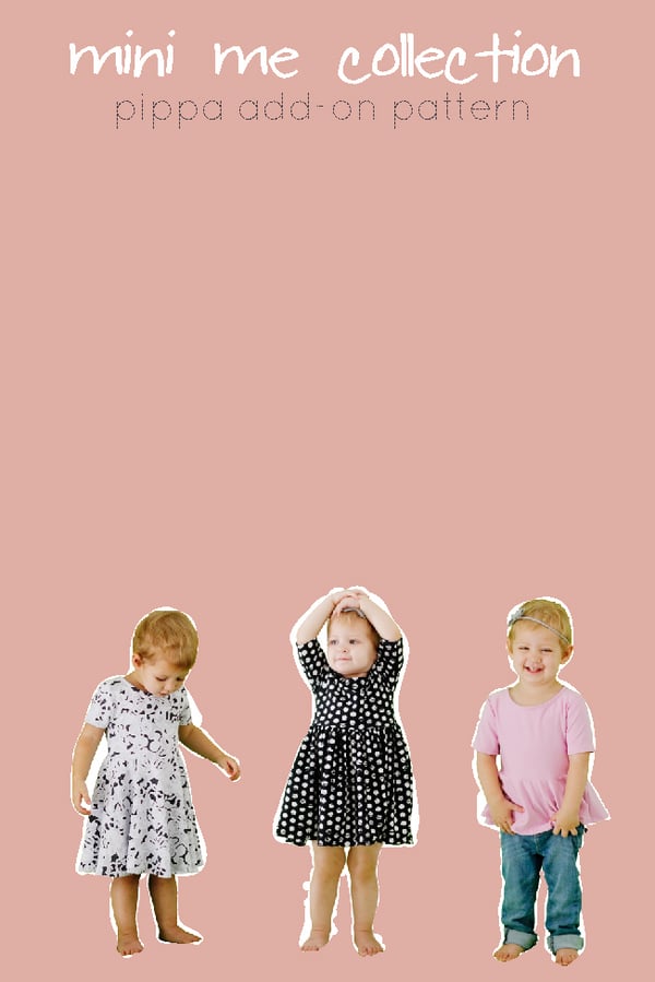 Image of PIPPA DRESS ADD-ON pattern girls 3M to 10