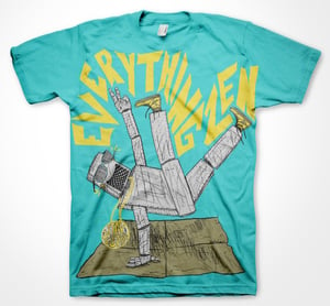 Image of Everything Zen - Robot T-Shirt (Teal)