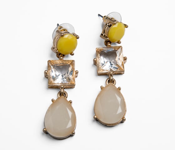 Image of Ice and Lemon Drop Earrings