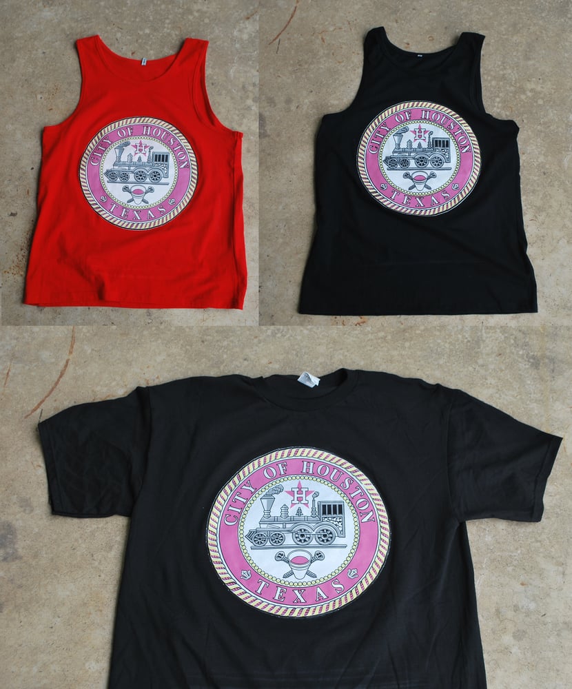 Image of City Of Houston Tanks & Shirts